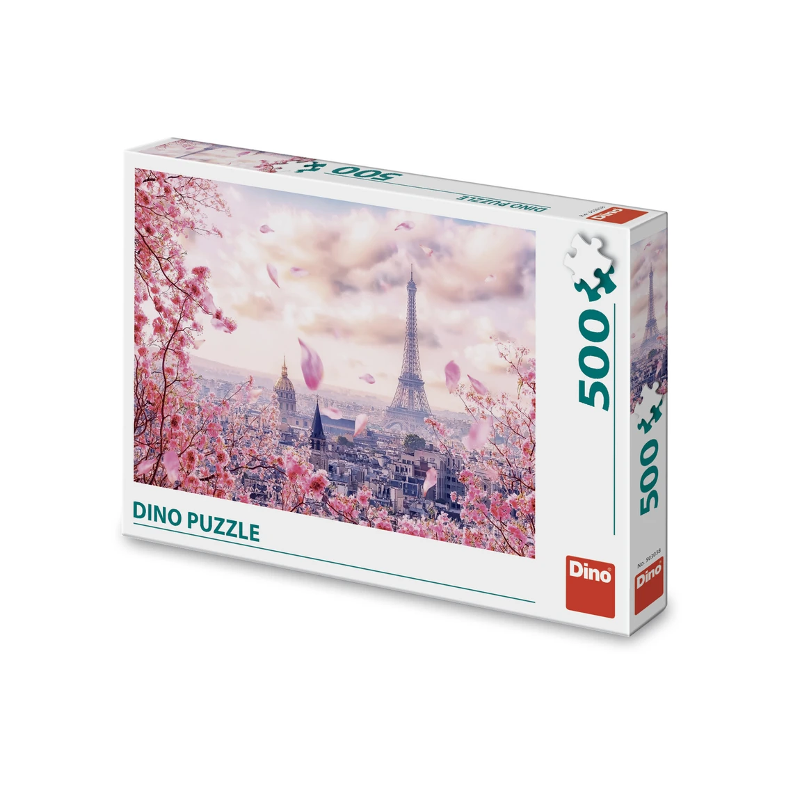 Puzzle Eiffelovka v růžovém 500 dílků - slide 0