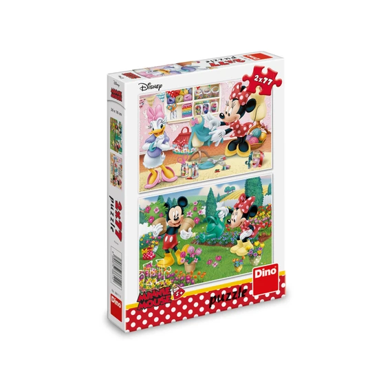 Puzzle Pracovitá Minnie 2x77 dílků - slide 2