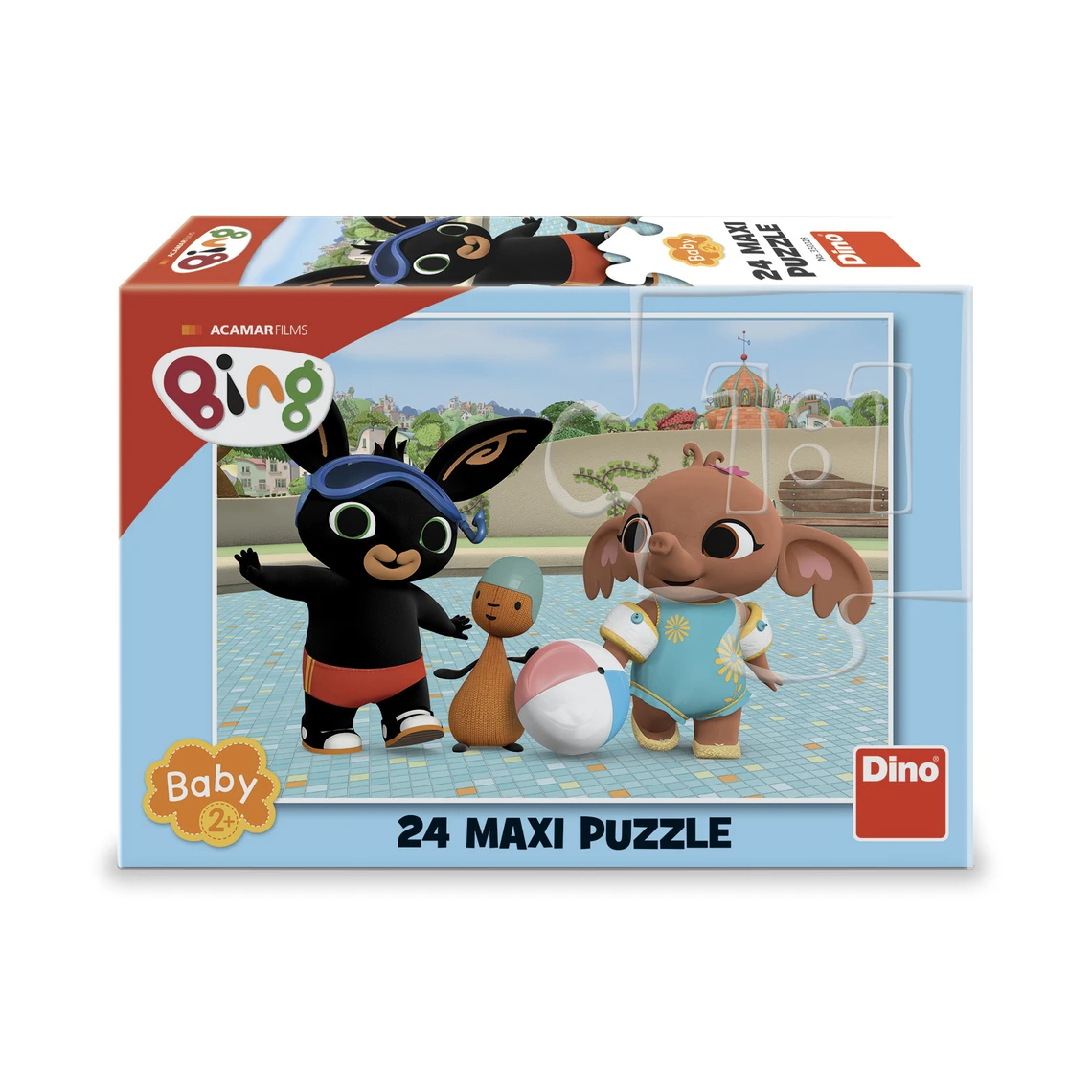 Puzzle Bing u bazénu 24 dílků maxi - slide 1