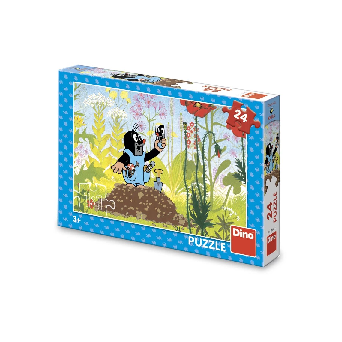 Puzzle Krtek modrých v kalhotkách 24 dílků - slide 0