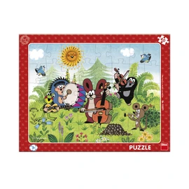 Puzzle Krtek a kapela 40 dílků deskové