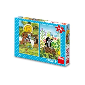 Puzzle Krtek s přáteli 2x48 dílků