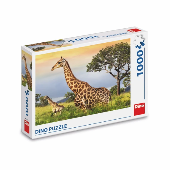 Puzzle Žirafí rodina 1000 dílků - slide 2