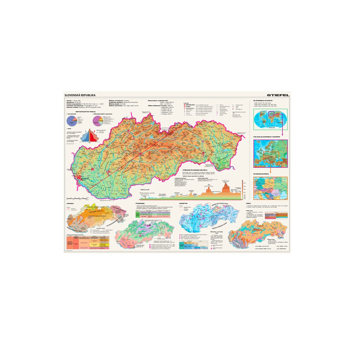 Puzzle Mapa Slovenska 2000 dílků - slide 3