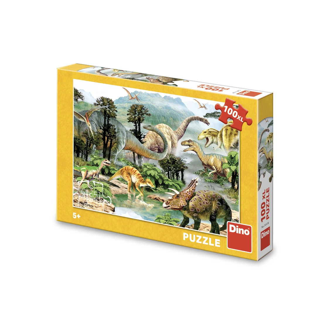 Puzzle Život Dinosaurů 100 xl dílků - slide 0
