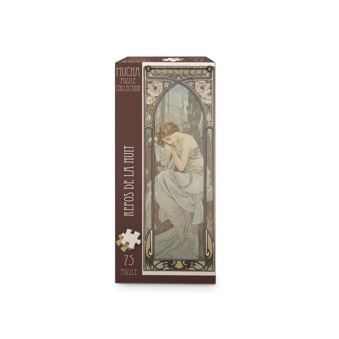 Alfons Mucha – Odpočinek noci 75 panoramic Puzzl - slide 1