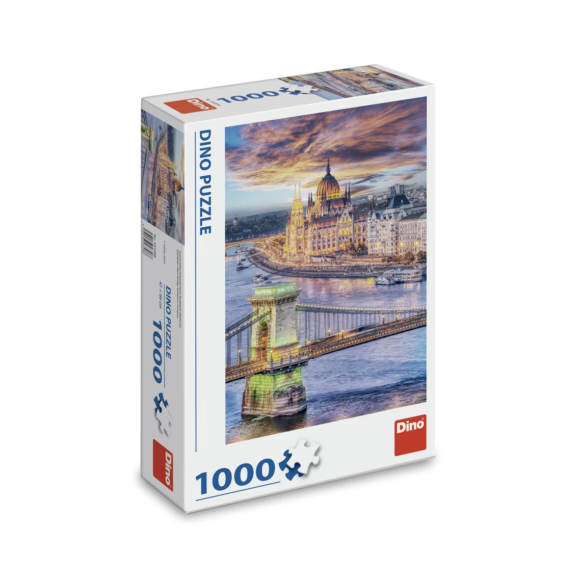 Puzzle Budapešť – řetězový most 1000 dílků - slide 2