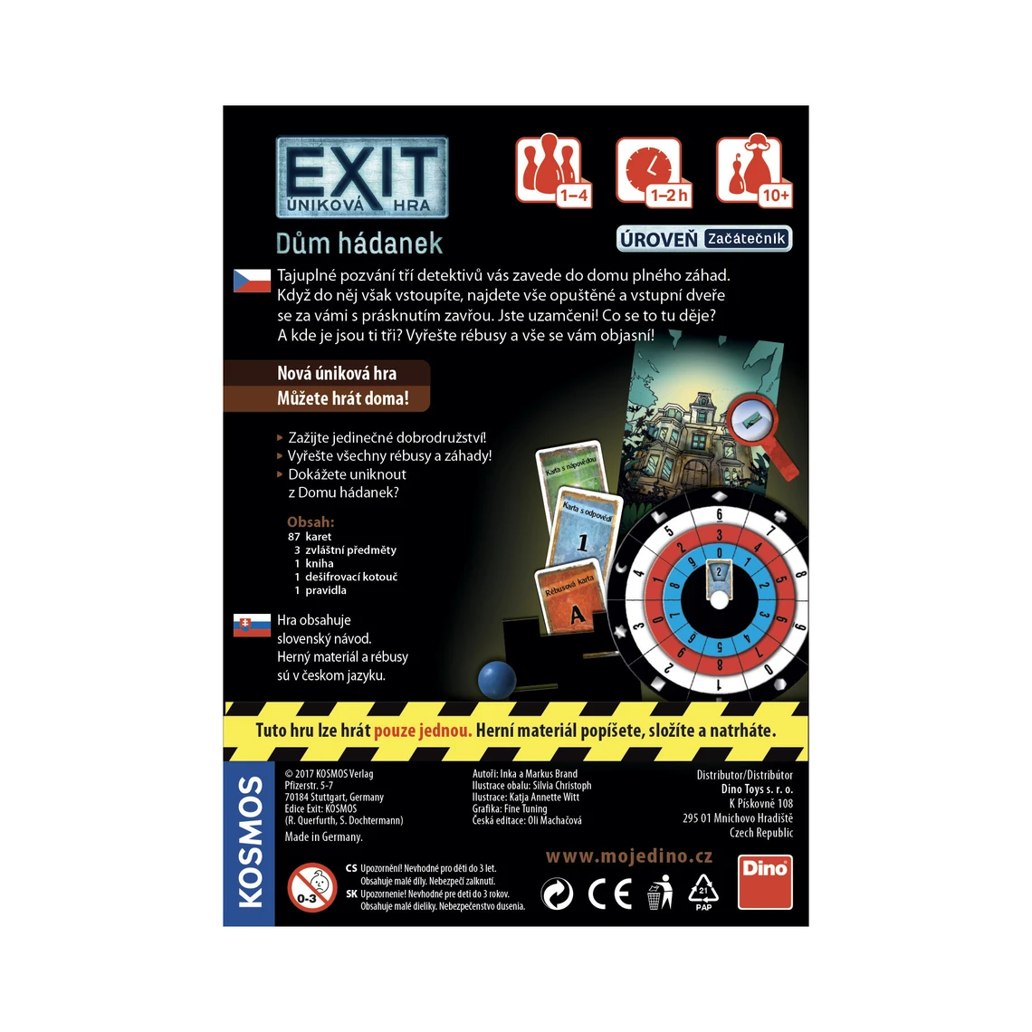 Exit úniková hra: Dům hádanek - slide 3