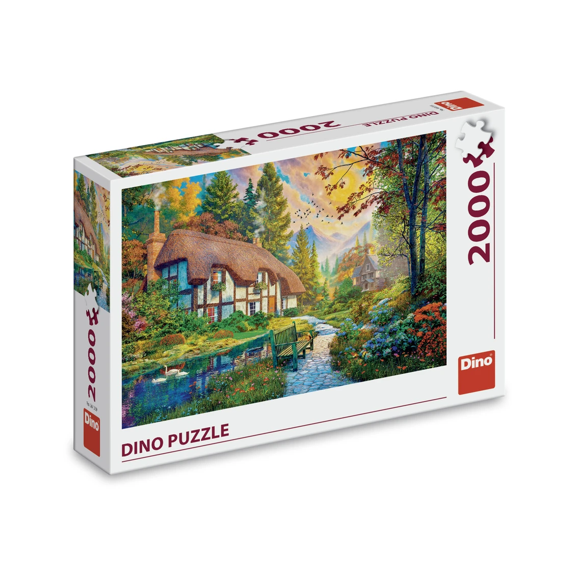Puzzle Domek u řeky 2000 dílků - slide 2