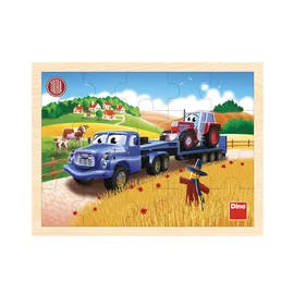 Dřevěné puzzle Tatra tahač 20 dílků