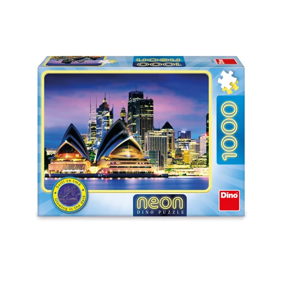 Puzzle Opera v Sydney 1000 dílků neon - slide 1