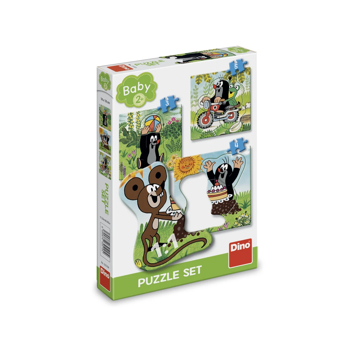 Puzzle Krtek na louce baby 3–5 dílků baby - slide 2