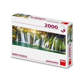 Puzzle Plitvické vodopády 2000 dílků panoramic 