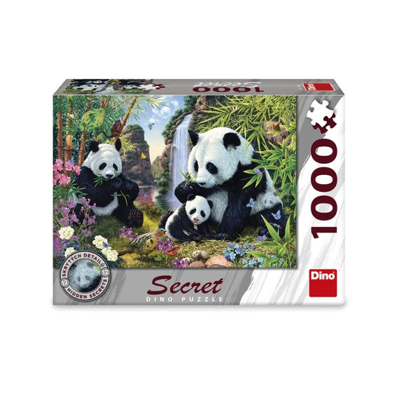 Puzzle Skryté pandy 1000 dílků secret collection - slide 1