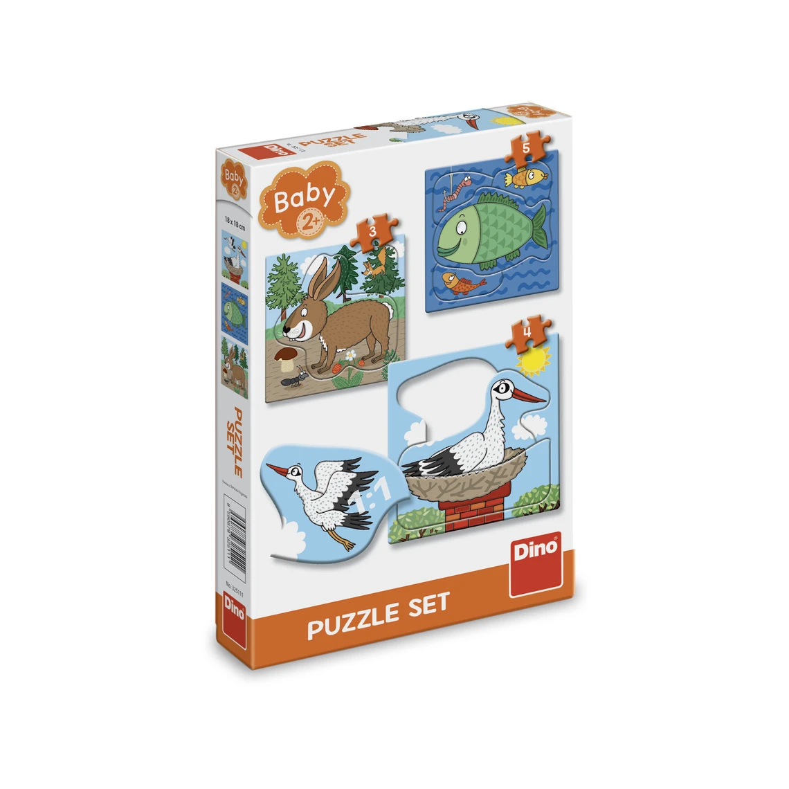Puzzle Zvířátka: Kde žijí 3–5 dílků baby - slide 2
