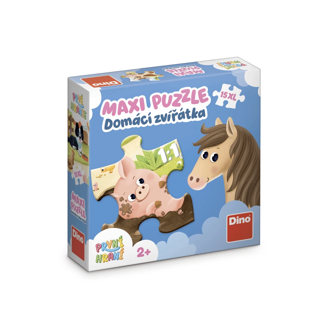 První hraní: Domácí zvířátka 15 maxi Puzzle - slide 2