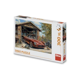 Puzzle Jaguár v garáži 300 xl dílků