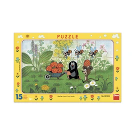 Puzzle Krtek na výletě 15 dílků deskové