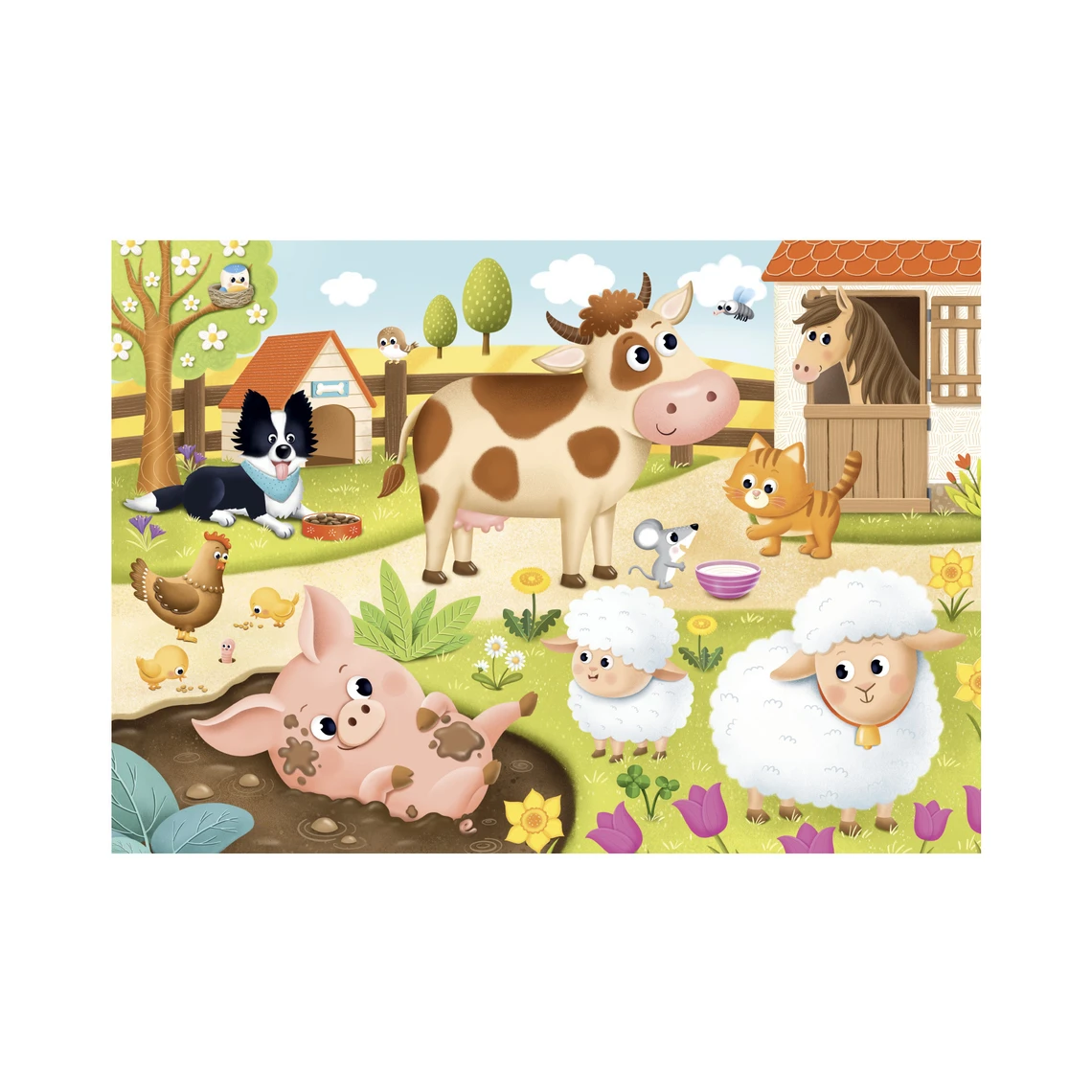 První hraní: Domácí zvířátka 15 maxi Puzzle - slide 4