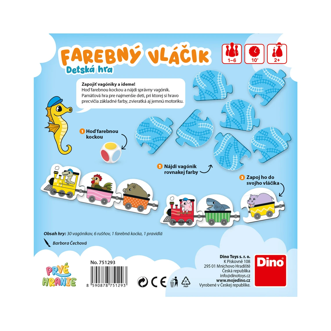 Prvé hranie: Farebný vláčik SK - slide 3