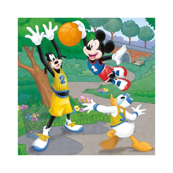 Puzzle Mickey a Minnie sportovci 3x55 dílků - slide 4
