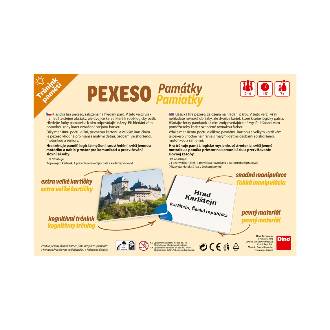 Trénink paměti: Památky pexeso - slide 3