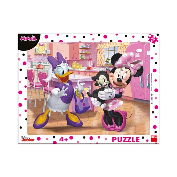 Puzzle Růžová Minnie 40 dílků deskové - slide 0
