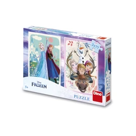 Puzzle Frozen: Anna a Elsa 2x77 dílků