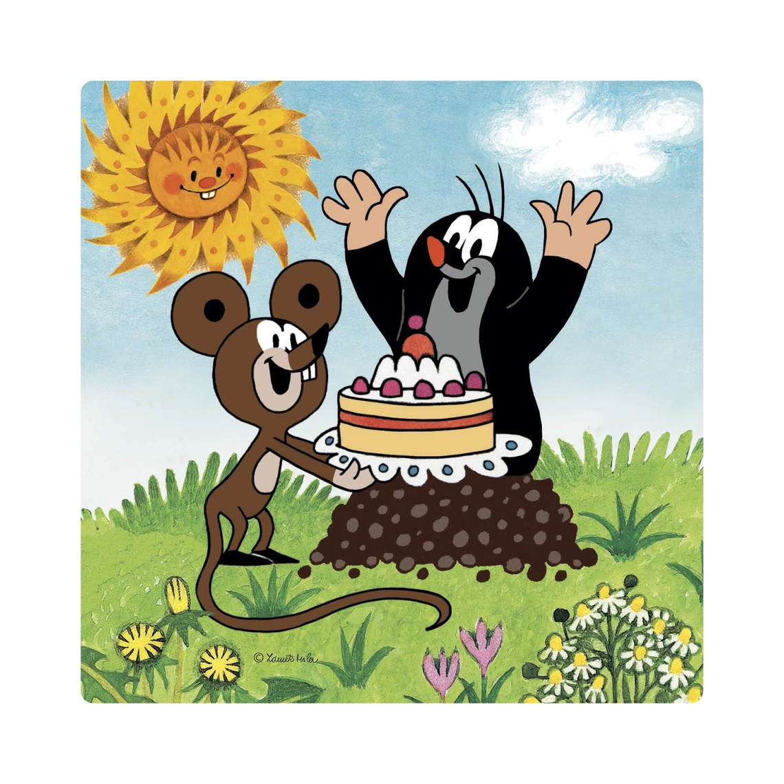 Puzzle Krtek na louce baby 3–5 dílků baby - slide 4