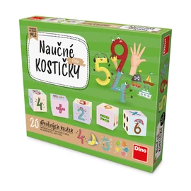 Dřevěné kostky Čísla – 20 kostek