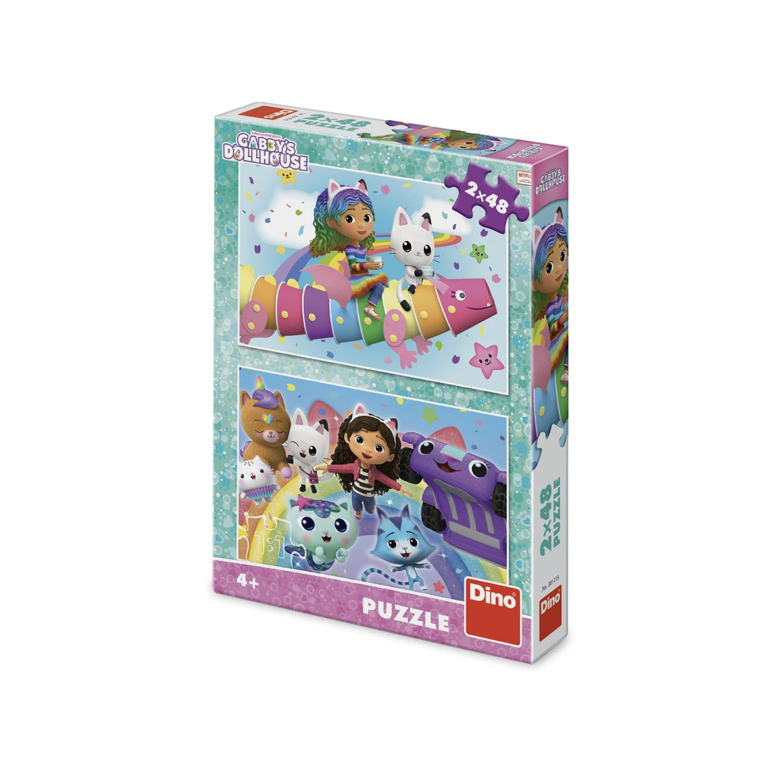 Puzzle Gábi na duze 2x48 dílků - slide 0