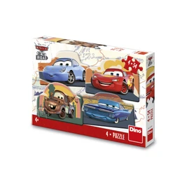 Puzzle Cars na cestě 4x54 dílků