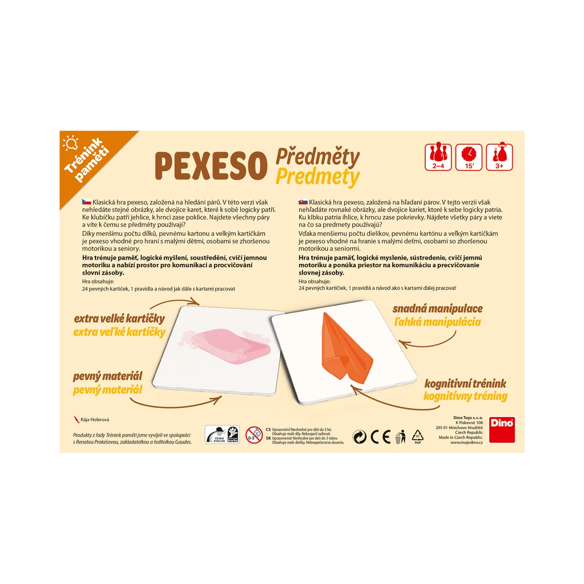 Trénink paměti: Předměty pexeso - slide 3