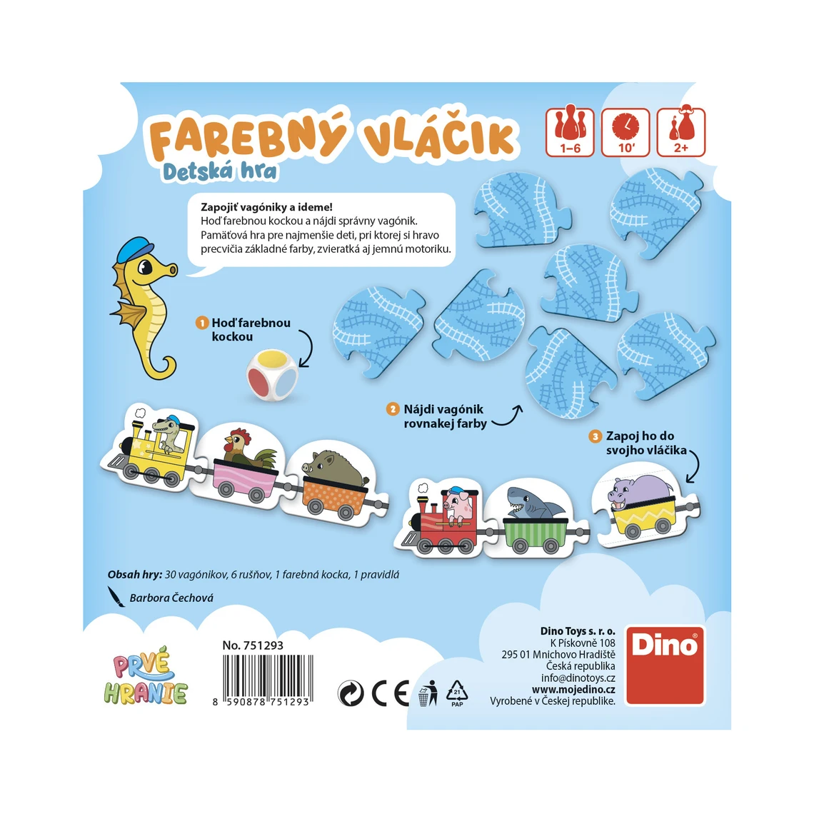 Prvé hranie: Farebný vláčik SK - slide 3