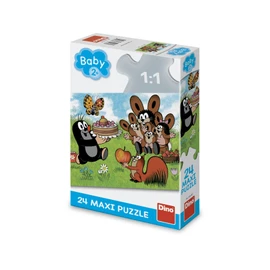Puzzle Krtek: Narozeniny 24 dílků maxi