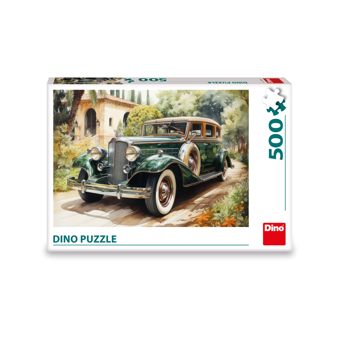 Puzzle Zelený Rolls-Royce 500 dílků - slide 1