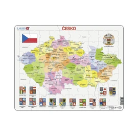 Česká republika kraje - Vzdělávací puzzle