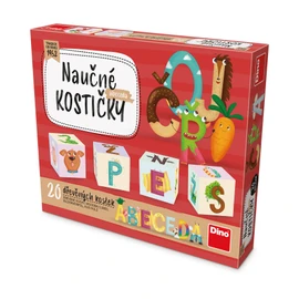 Dřevěné kostky Abeceda – 20 kostek