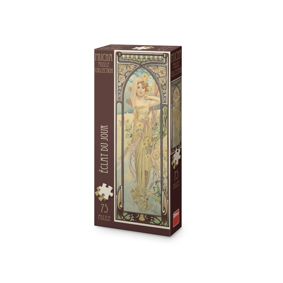 Alfons Mucha – Záře dne 75 panoramic Puzzle - slide 0
