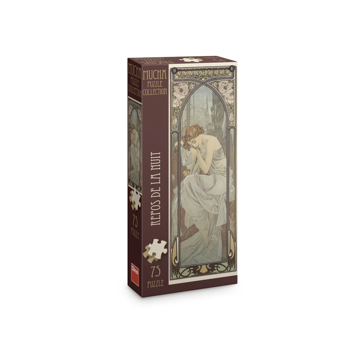 Alfons Mucha – Odpočinek noci 75 panoramic Puzzl - slide 2