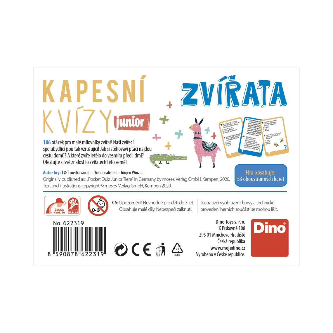 Kapesní kvízy junior – Zvířátka - slide 3