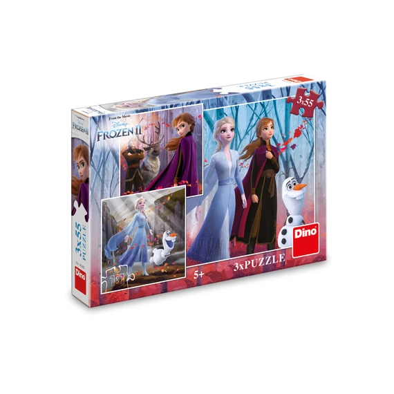 Puzzle Frozen II 3x jinak 3x55 dílků - slide 2