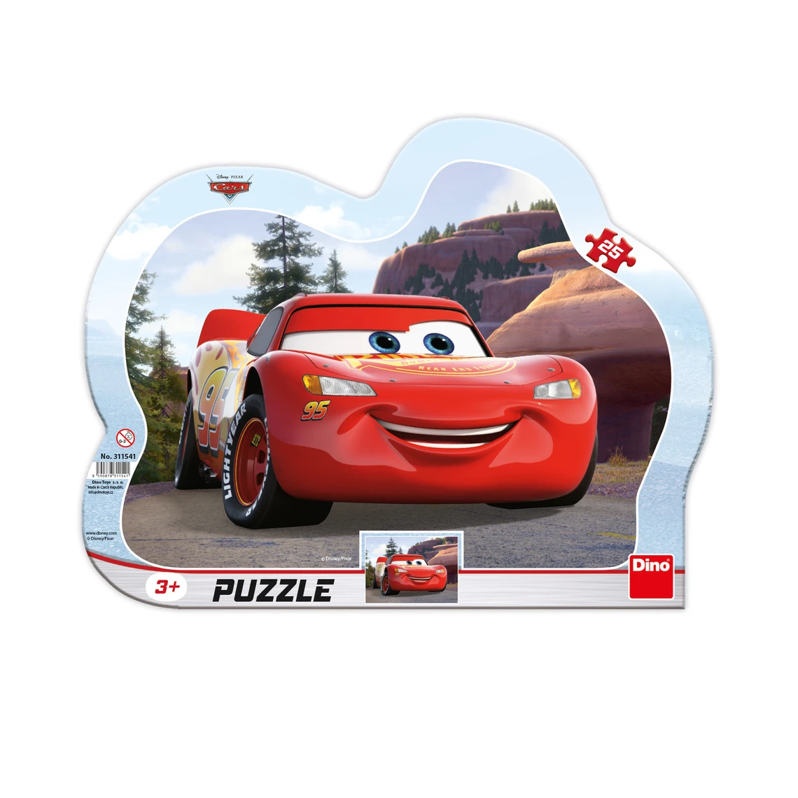 Puzzle Blesk na výletě 25 dílků deskové - slide 0