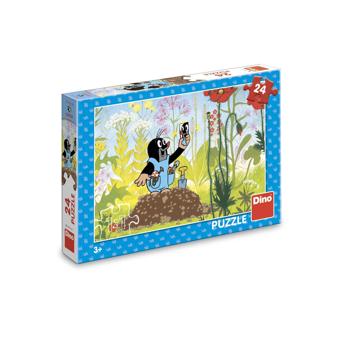 Puzzle Krtek modrých v kalhotkách 24 dílků - slide 2