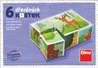 Dřevěné kostky Lesní zvířátka – 6 kostek  - slide 2