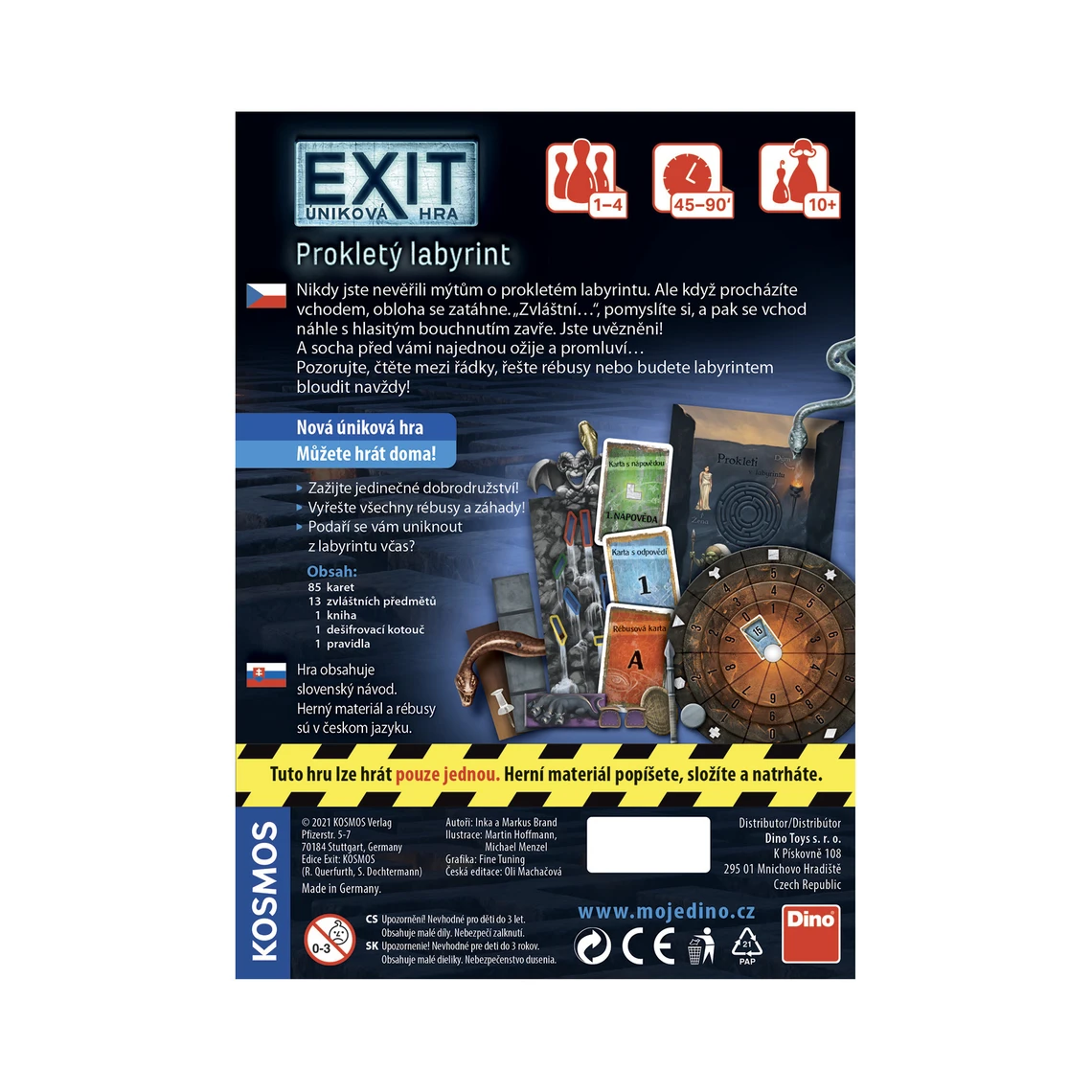 Exit úniková hra: Prokletý labyrint - slide 3