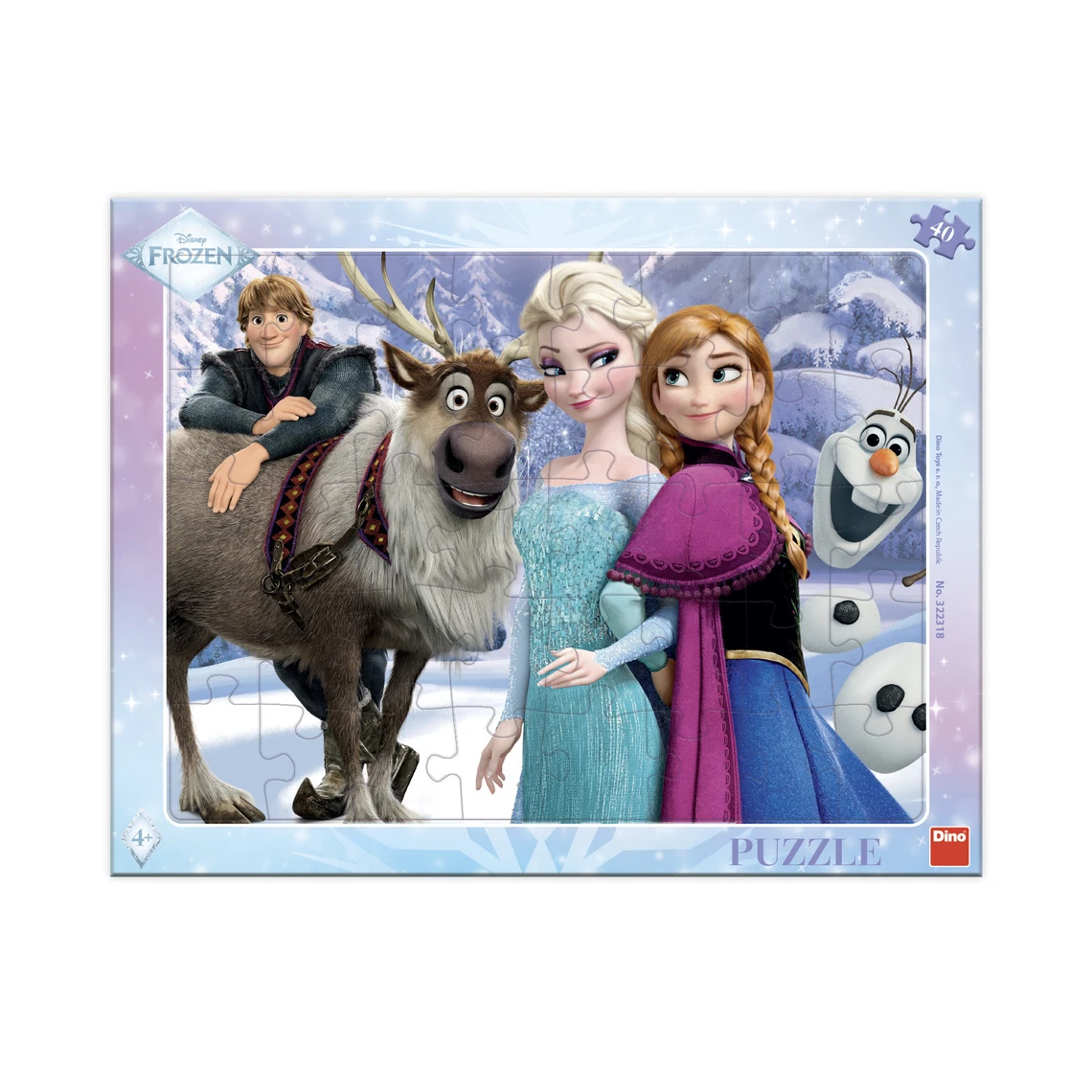 Puzzle Frozen: Na procházce 40 dílků deskové - slide 0