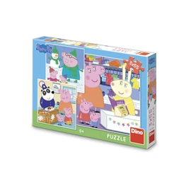 Puzzle Peppa Pig: Veselé odpoledne 3x55 dílků