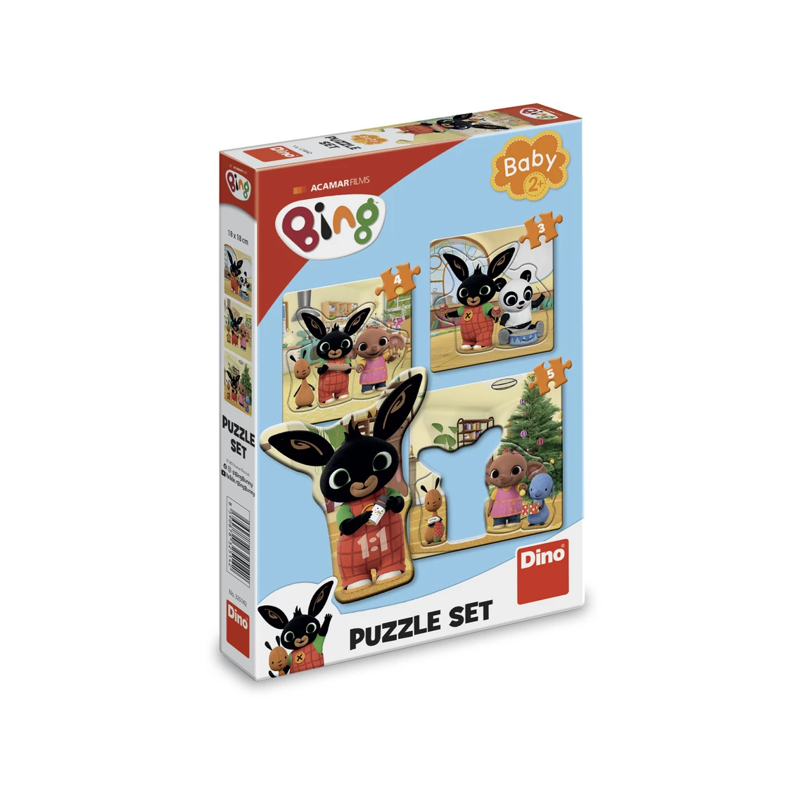 Puzzle set  Bing a kamarádi 3–5 dílků baby - slide 2