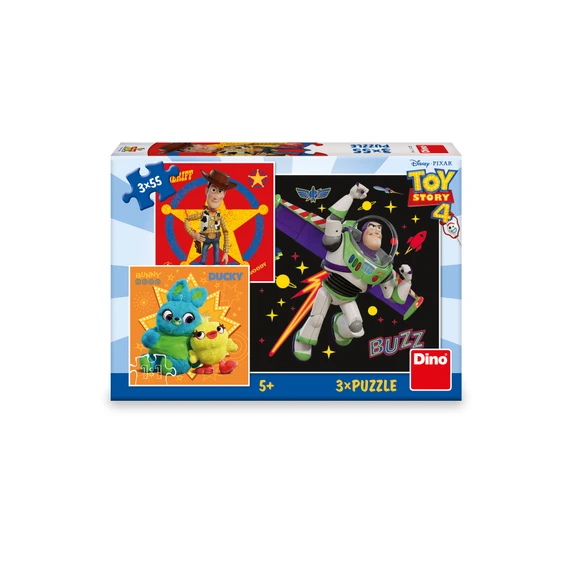Puzzle Toy Story 4 3x55 dílků - slide 1